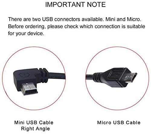 Car Charger Mini USB for Orskey Dash Cam