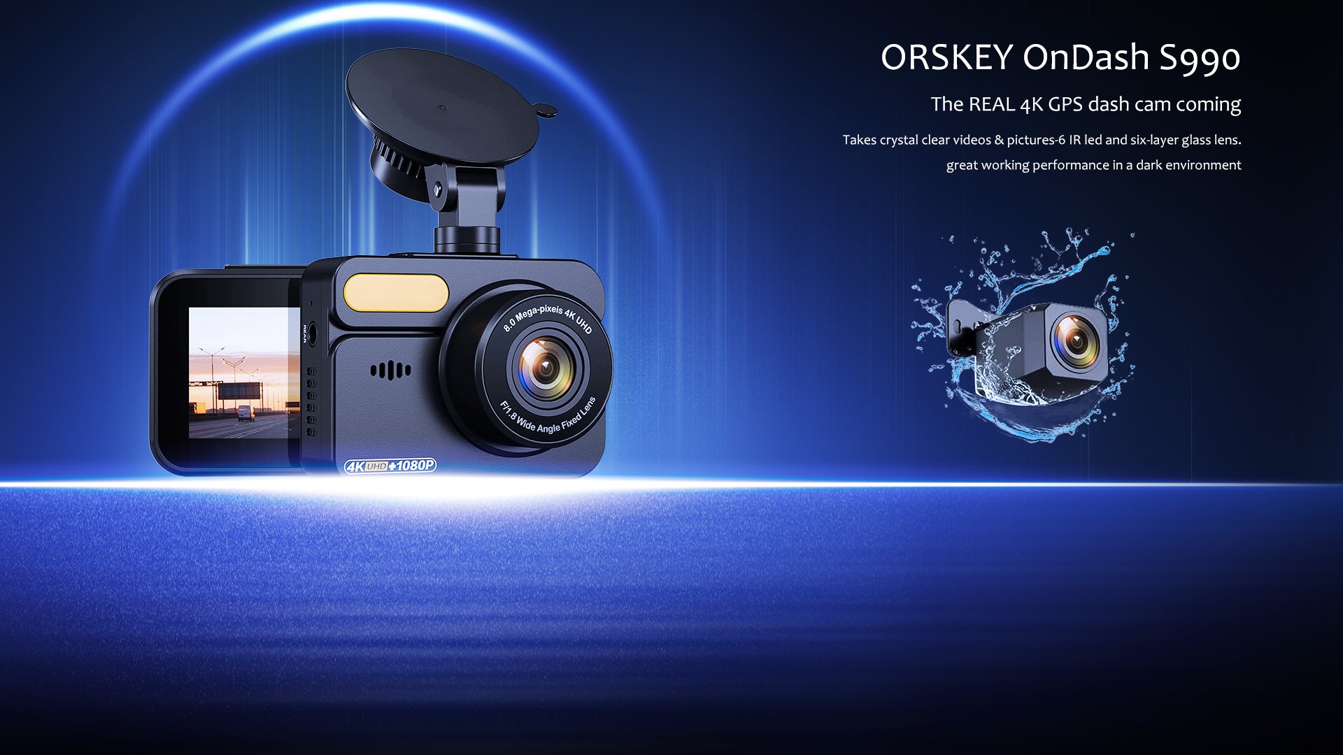ORSKEY 1080P Dash Cam S680g 