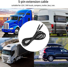 Extension Cable-5 Pin Backup Camera Extension Cable